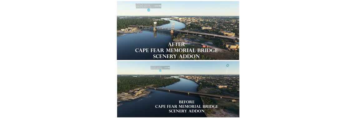 Cape Fear Memorial Bridge Wilmington NC